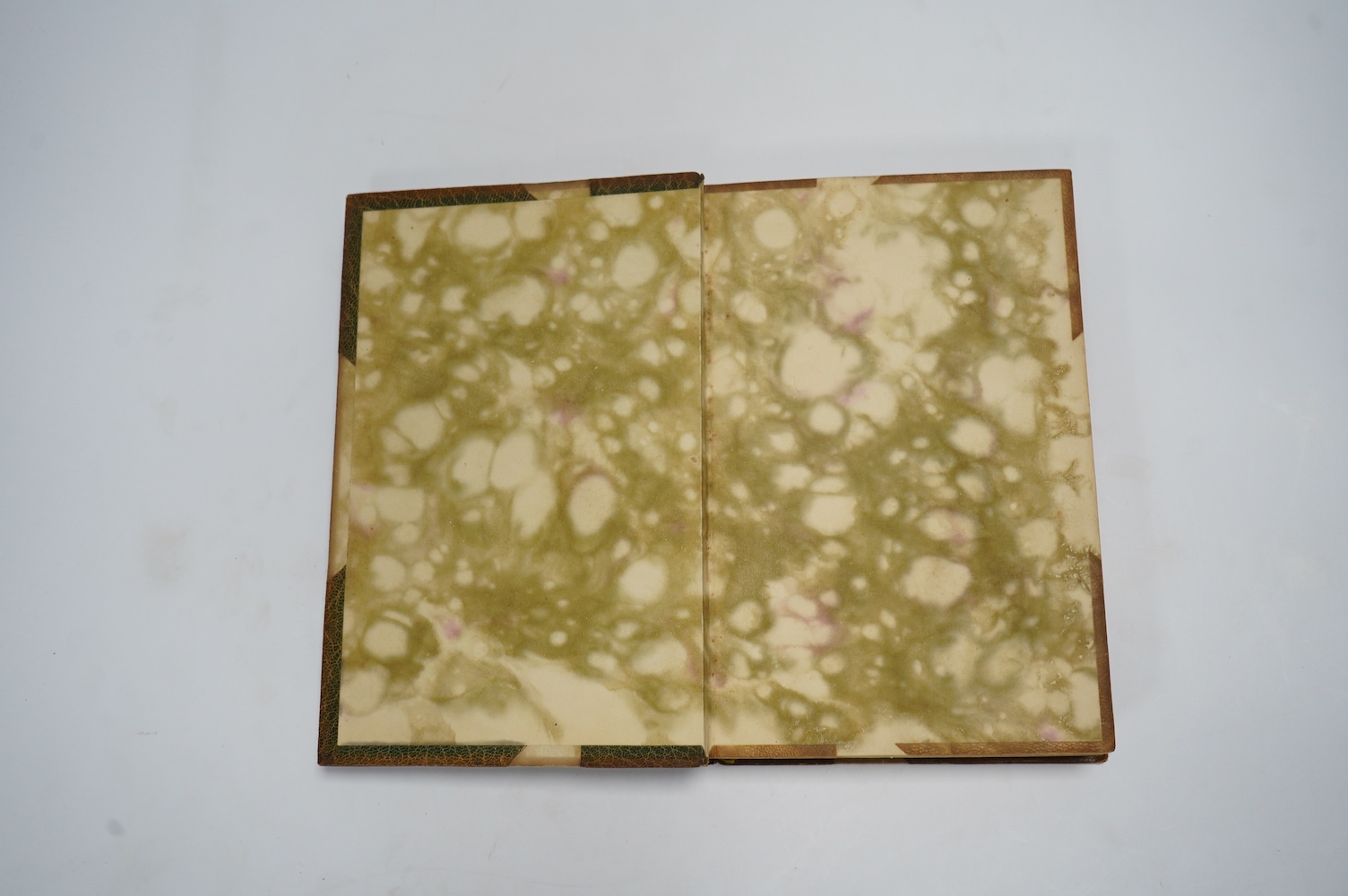 Jekyll, Gertrude - Home and Garden: notes and thoughts, practical and critical, of a worker in both. 1st Edition. title page decoration and 47 photo plates; near contemp. green morocco and marbled boards, panelled spine